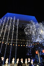 「エビ中 夏のファミリー遠足 略してファミえん in 河口湖2013」の様子。