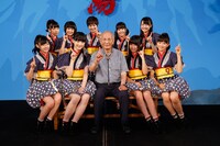 富士河口湖町町長と記念撮影。