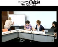 ニコニコ生放送にて配信された「MUCC新メンバー最終選考！～YUKKEの後輩が決まるってよ～」の様子。
