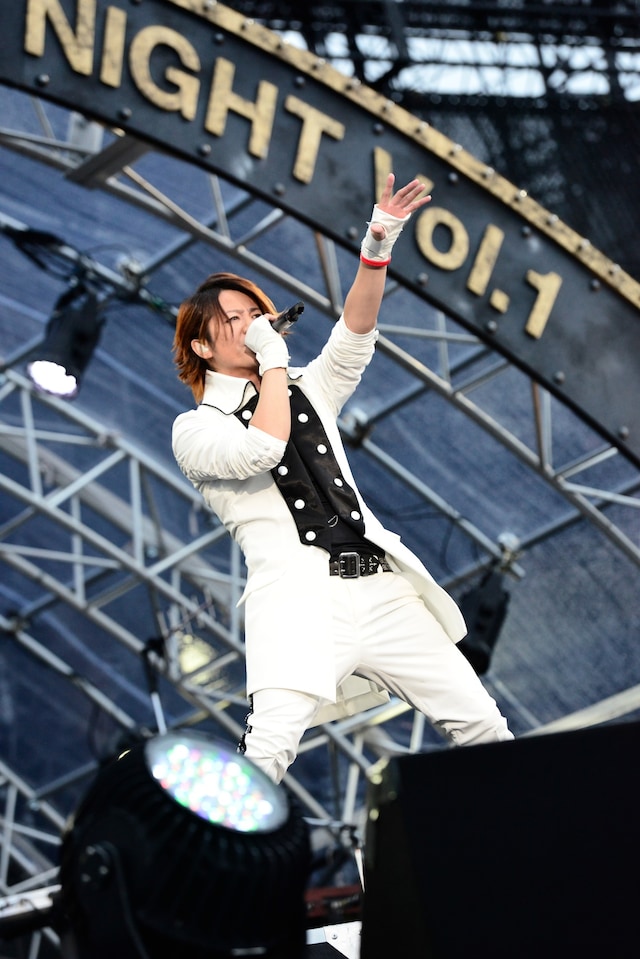 「GLORIOUS MILLION DOLLAR NIGHT VOL.2」の開催を何度も誓ったTERU（Vo）。