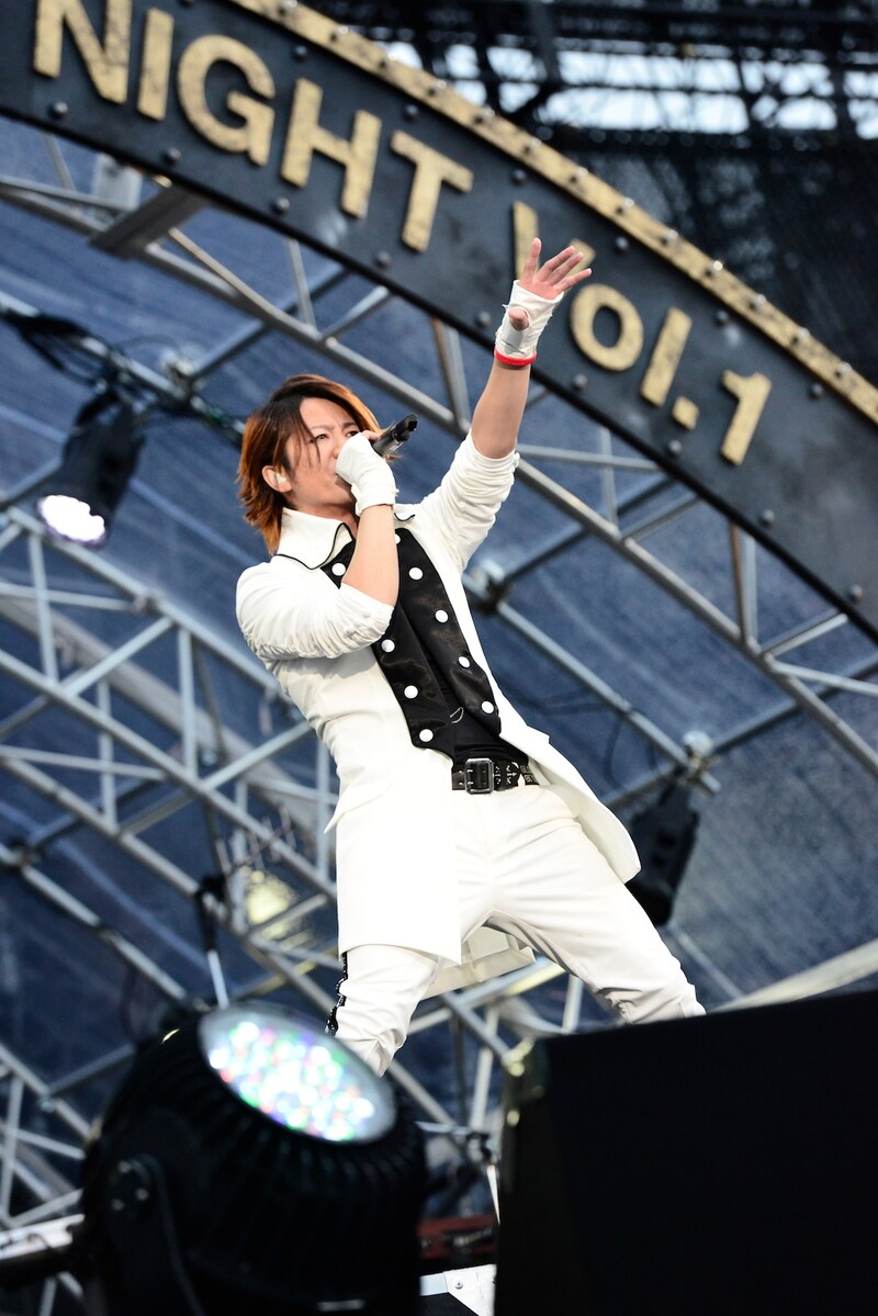 「GLORIOUS MILLION DOLLAR NIGHT VOL.2」の開催を何度も誓ったTERU（Vo）。