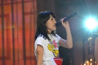 miwaクロのリハーサル中の百田夏菜子（ももいろクローバーZ）。