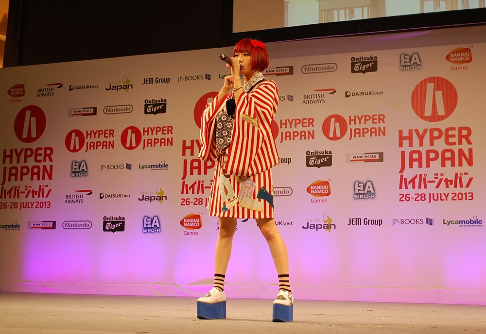 「HYPER JAPAN London 2013」でのYun*chi。