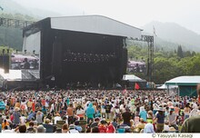 「FUJI ROCK FESTIVAL '13」GREEN STAGEの様子。