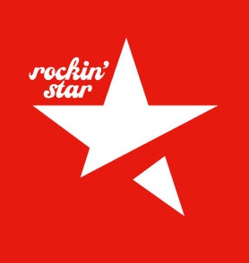 「rockin'star★」ロゴ
