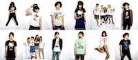 「rockin'star★」オリジナルコラボTシャツの着用例。