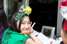 「ももクロくらぶxoxo」生放送時の有安杏果。