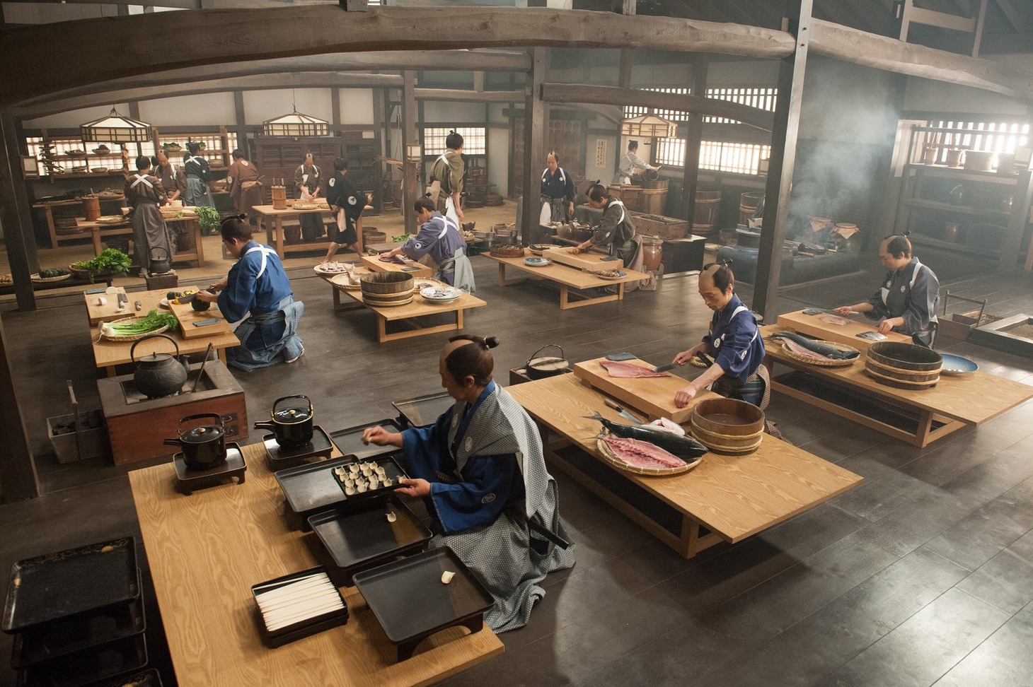 映画「武士の献立」のワンシーン