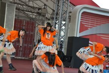 私立恵比寿中学「めざましライブ」の様子。