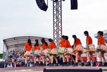 私立恵比寿中学「めざましライブ」の様子。