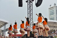 私立恵比寿中学「めざましライブ」の様子。