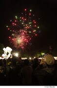 前夜祭の花火。