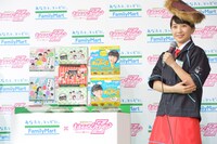 今週の人気の画像3位は「ももクロ×ファミマ弁当誕生、メンバー悶絶の仕上がりに」より、コラボ弁当について説明する百田夏菜子。