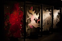 「天野喜孝×HYDE展 天命と背徳～NIPPON EVOLUTION～」プレス発表会で披露された作品。