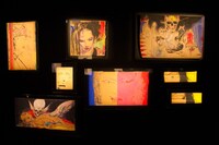 「天野喜孝×HYDE展 天命と背徳～NIPPON EVOLUTION～」プレス発表会で披露された作品。