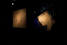 「天野喜孝×HYDE展 天命と背徳～NIPPON EVOLUTION～」プレス発表会で披露された作品。