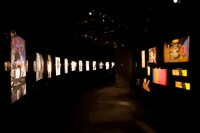 「天野喜孝×HYDE展 天命と背徳～NIPPON EVOLUTION～」プレス発表会で披露された作品。