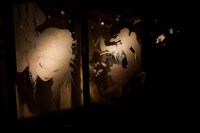 「天野喜孝×HYDE展 天命と背徳～NIPPON EVOLUTION～」プレス発表会で披露された作品。