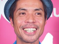 スタジオライブ収録後の久保田利伸。