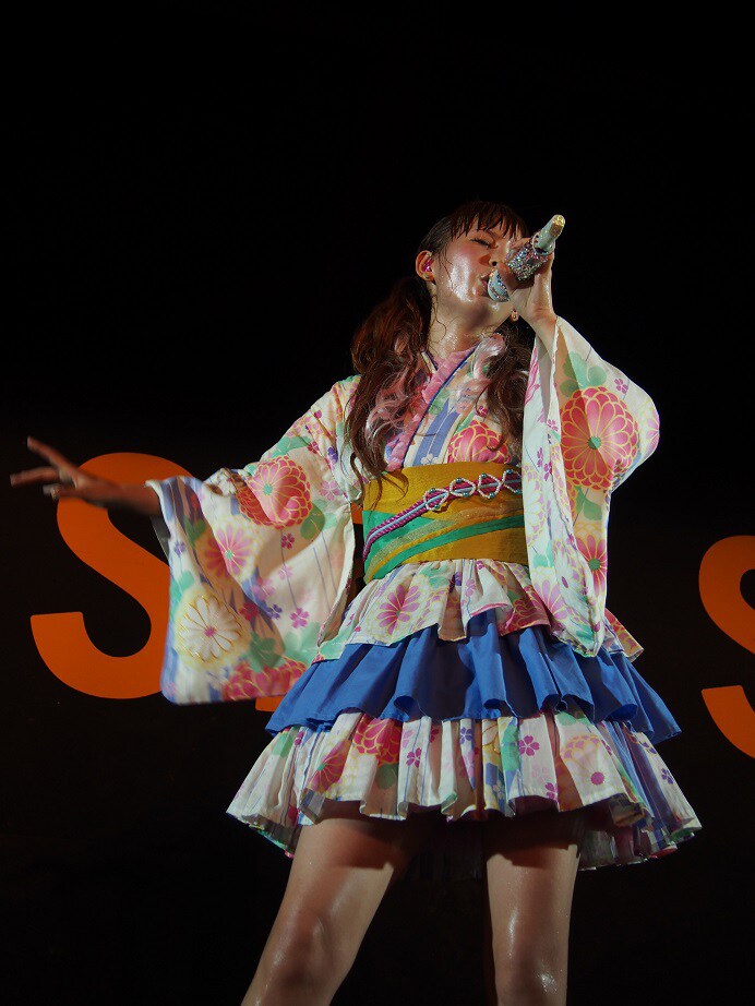 中川翔子「SUMMER SHOKO FES in OTODAMA」の様子。
