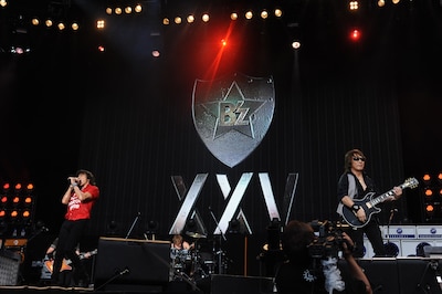 B'z（8月8日の「AEROSONIC」より） (c)Creativeman Productions all rights reserved.