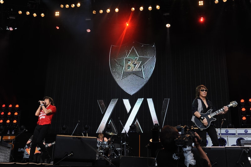 B'z(8月8日の「AEROSONIC」より) (c)Creativeman Productions all rights reserved.