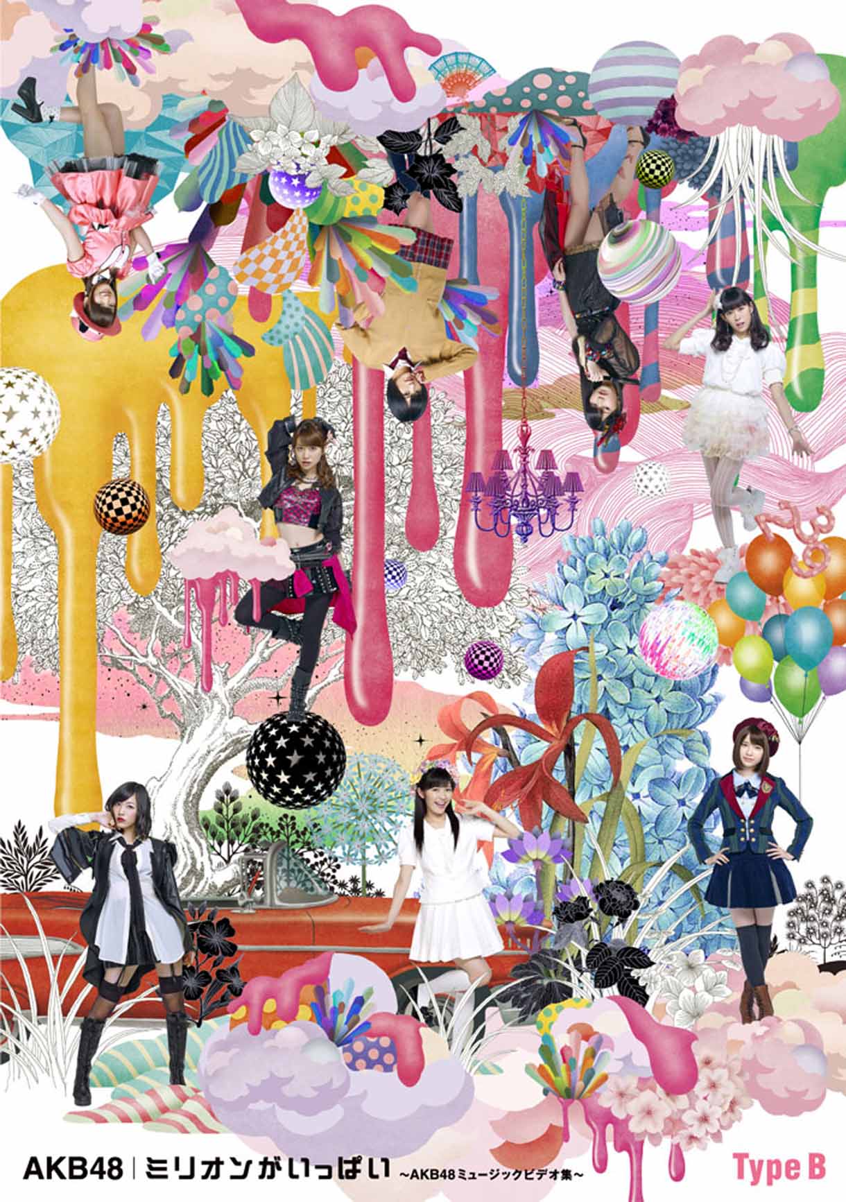 AKB48「ミリオンがいっぱい～AKB48ミュージックビデオ集～」Type Bジャケット