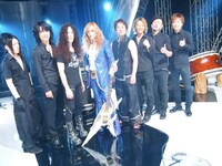 Takamiy×レナード衛藤「雷神の如く」収録時のオフショット。