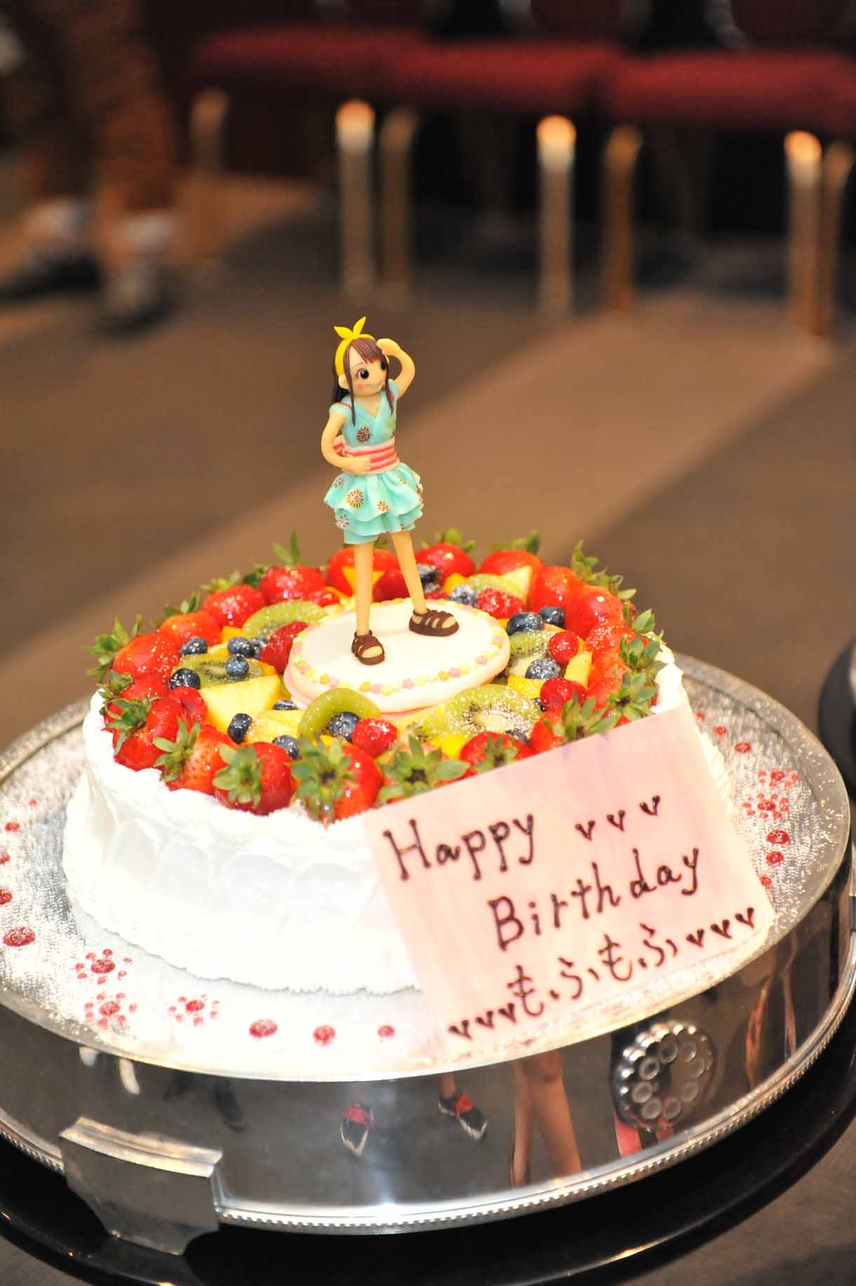 桃咲まゆのバースデーケーキ。