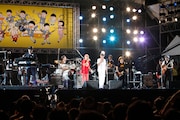 WH13 SPECIAL BAND<The おそ松くんズ>演奏時の様子。(Photo by TEAM LIGHTSOME)