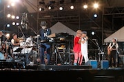 WH13 SPECIAL BAND<The おそ松くんズ>演奏時の様子。(Photo by TEAM LIGHTSOME)