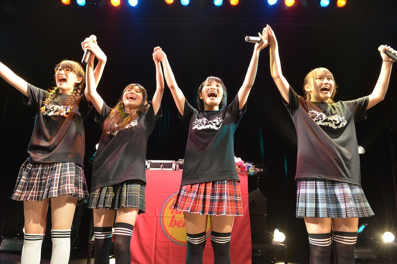 ライムベリー1stワンマンライブ「MAGIC PARTY」の様子。