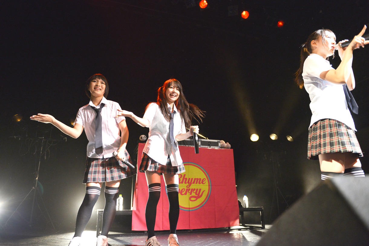 ライムベリー1stワンマンライブ「MAGIC PARTY」の様子。