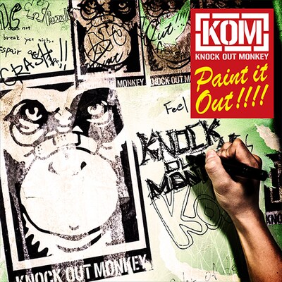 KNOCK OUT MONKEY「Paint it Out!!!!」ジャケット
