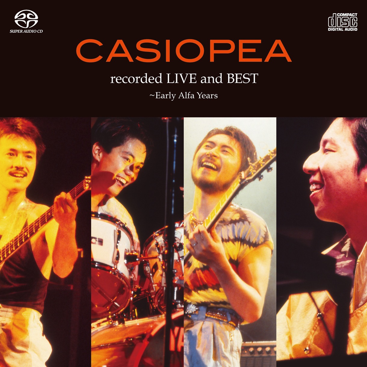 カシオペア「recorded LIVE and BEST ～Early Alfa Years」ジャケット