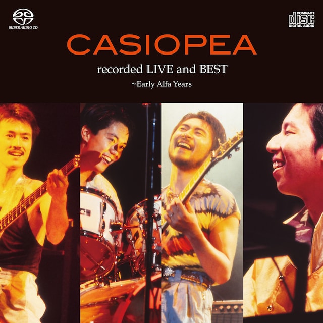 カシオペア「recorded LIVE and BEST ～Early Alfa Years」ジャケット