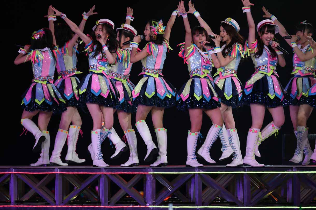 SKE48「ピノキオ軍」披露時の様子。 (c)AKS