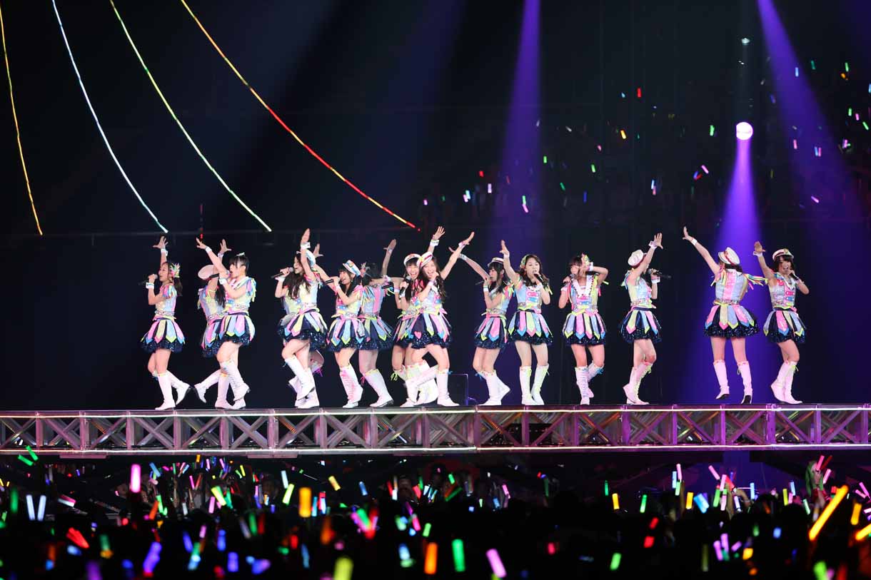 SKE48「ピノキオ軍」披露時の様子。 (c)AKS