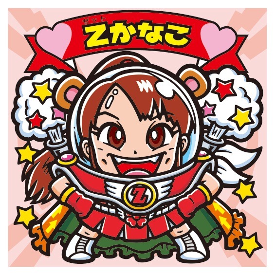 今週の人気の画像5位は「ももクロがビックリマンに！『ももクロマンチョコ』誕生」より、「ももいろクローバーZ ももクロマンチョコ」に封入されるシールデザイン。「Z伝説」仕様の百田夏菜子。