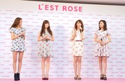 左からオードリー亜谷香、白石麻衣、有村実樹、徳澤直子。