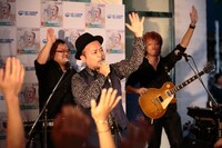 「推定無罪～マキタスポーツ公開裁判フリーライブ～ 第一回公判」の様子。