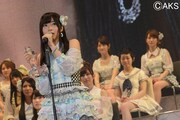 「AKB48 32ndシングル 選抜総選挙 ～夢は一人じゃ見られない～」の開票イベント中の様子。