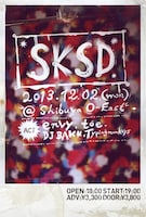 ファンタジスタ歌磨呂がデザインを手がけた「SKSD」フライヤー。