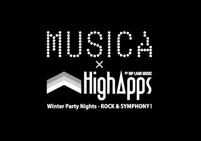 「MUSICA×HighApps～Winter Party Nights - ROCK & SYMPHONY!～」ロゴ