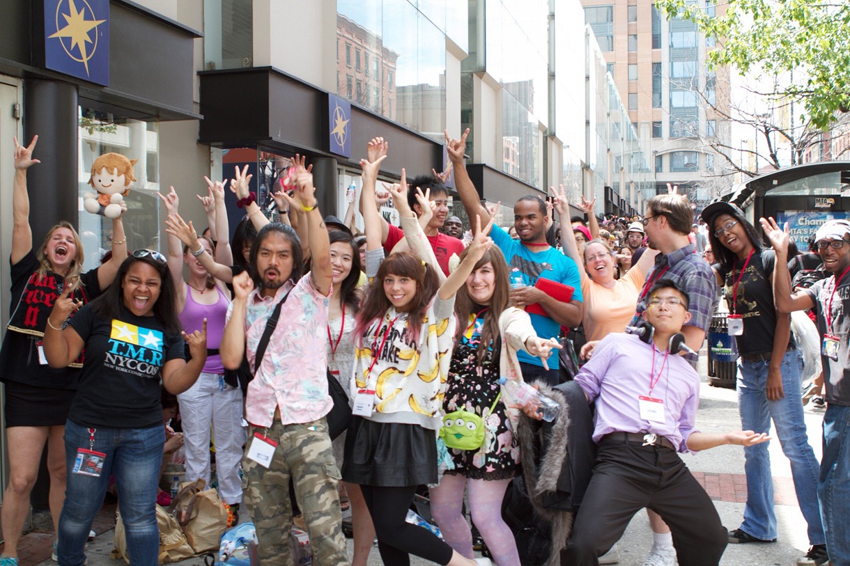 「OTAKON 2013」の来場者たち。