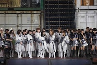 MCコーナーでの様子。 (c)AKS