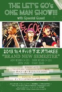 「THE LET'S GO's・ONE MAN SHOW!!!『BRAND NEW SEMESTER』」フライヤー