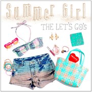 THE LET'S GO's「サマーガール」配信ジャケット
