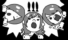 SHISHAMOの初ワンマンライブ告知イラスト。