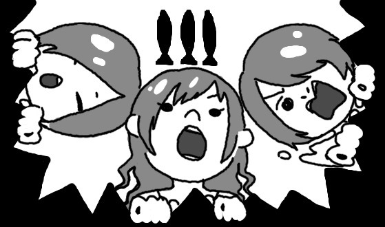 SHISHAMOの初ワンマンライブ告知イラスト。
